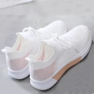 Techtreezone Women Fashion Color Blocking Breathable Sneakers