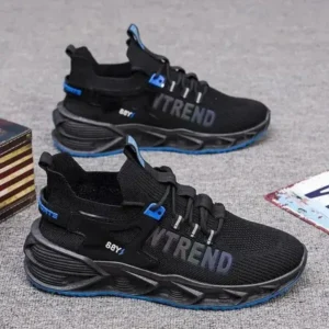 Techtreezone Men Casual Breathable Wear-Resistant Sports Shoes