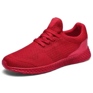 Techtreezone Men Fashion Solid Color Breathable Sneakers