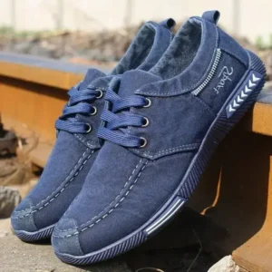 Techtreezone Men Casual Breathable Low Top Canvas Shoes