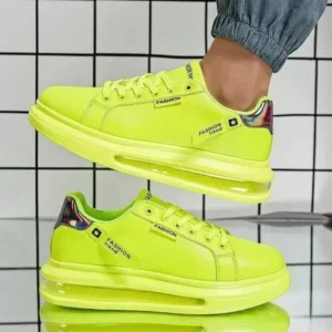 Techtreezone Men Fashion Candy Color Air Cushion Sneakers