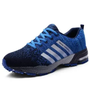 Techtreezone Men Fashion Fly Woven Mesh Breathable Low Top Sneakers