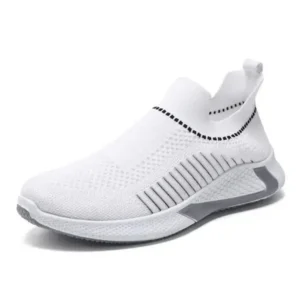 Techtreezone Men Fashion Summer Flyknit Breathable Sneakers