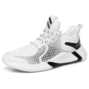 Techtreezone Men Fashion Flyknit Casual Sneakers