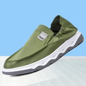 Techtreezone Men Fashion Breathable Canvas Shoes