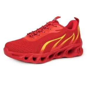 Techtreezone Men'S Fashion Flame Pattern Breathable Mesh Sneakers