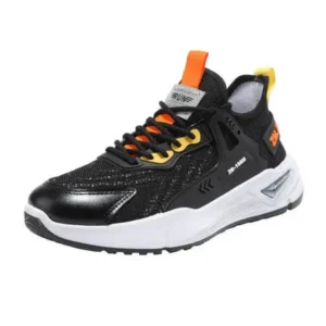 Techtreezone Men'S Fashion Breathable Mesh Color Block Sneakers