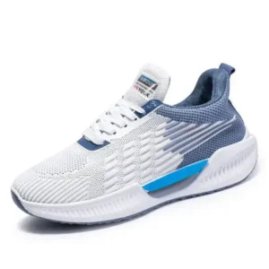 Techtreezone Men'S Fashion Hollow Color Matching Breathable Running Sneakers