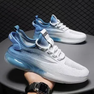 Techtreezone Men'S Fashion Jelly Bottom Mesh Breathable Sneakers