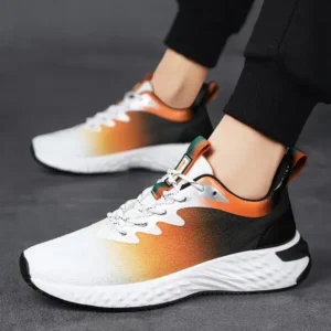 Techtreezone Men'S Fashion Breathable Mesh Color Block Sneakers