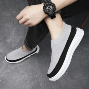 Techtreezone Men Fashion Breathable Lightweight Platform Shoes