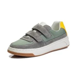 Techtreezone Women Casual Colorblock Platform Velcro Sneakers