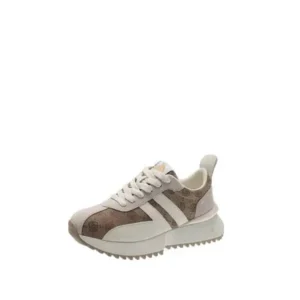 Techtreezone Women Fashion Platform Lace-Up Sneakers